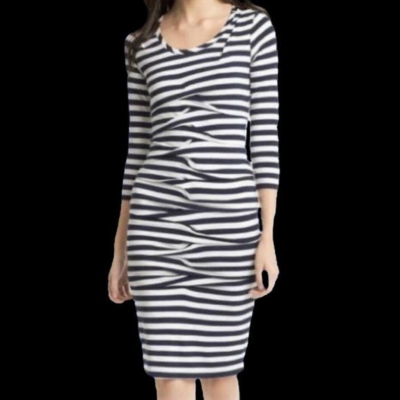 Nicole Miller Dresses & Skirts - SOLD - Nicole Miller Ruched Jersey Fitted Stretchy Dress